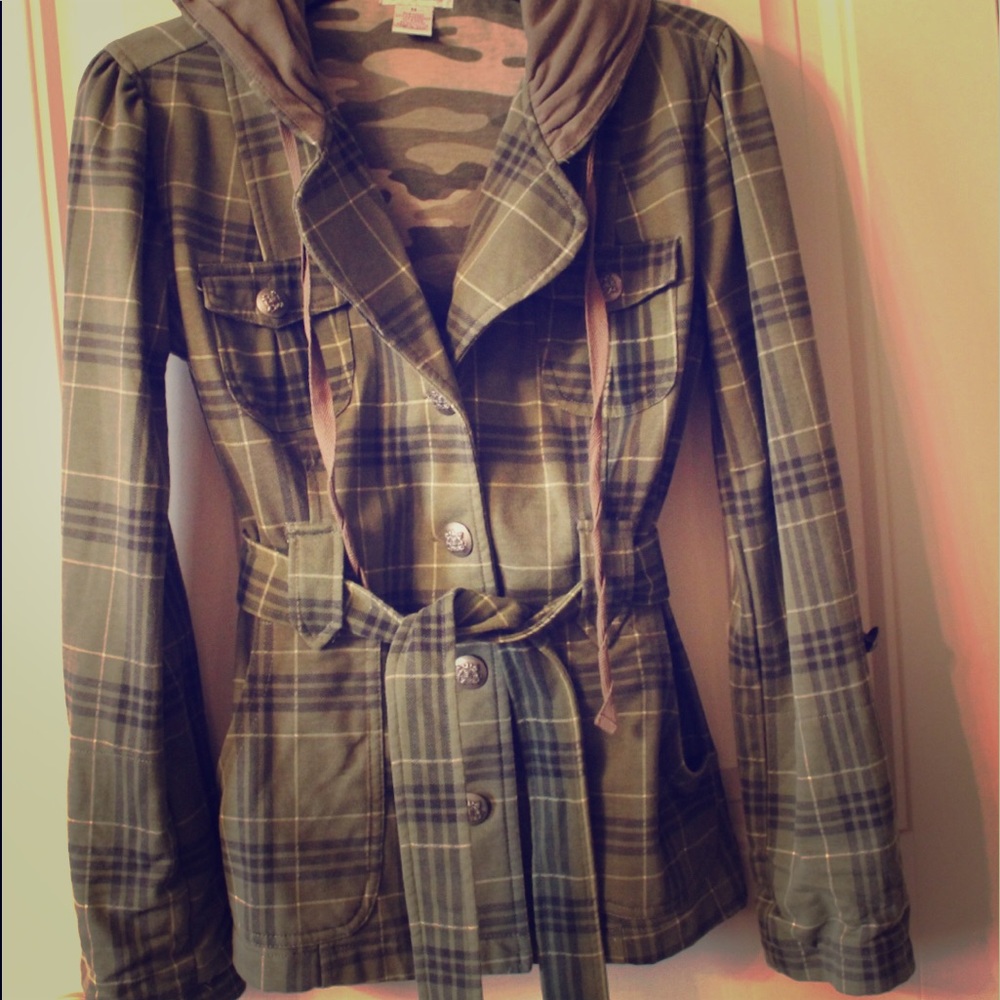 Plaid Green Jacket